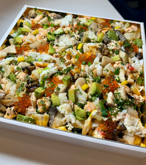 Hokkaido Grilled Seafood Chirashizushi Platter