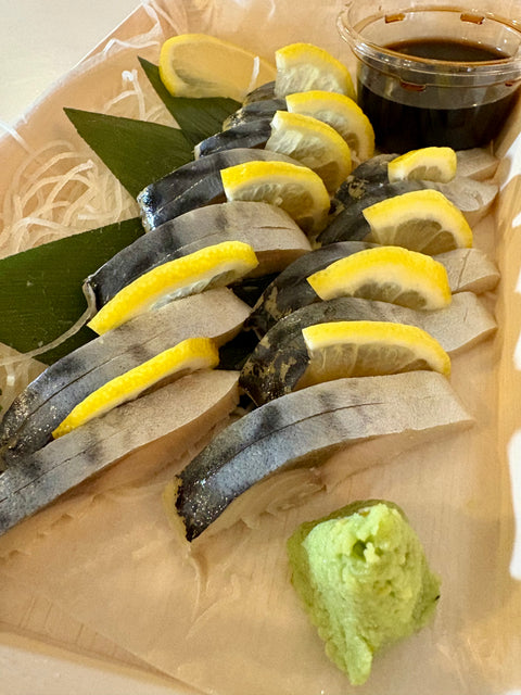 ShimeSaba (Vinegered Mackerel) Sashimi